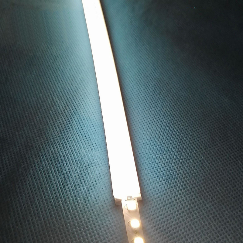 Silicone LED Light Channel Large Illumination For 8mm LED Strip - 12*12mm 180° Three Sides Emitting Silicone LED Light Channel Large Illumination For 8mm LED Strip - 12*12mm 180° Three Sides Emitting